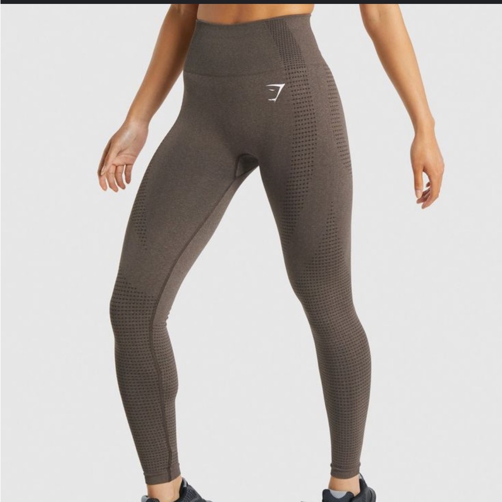 Gymshark Vital Seamless 2.0 Leggings - Brown Marl
